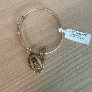 Alex and ani pineapple bracelet told NWT